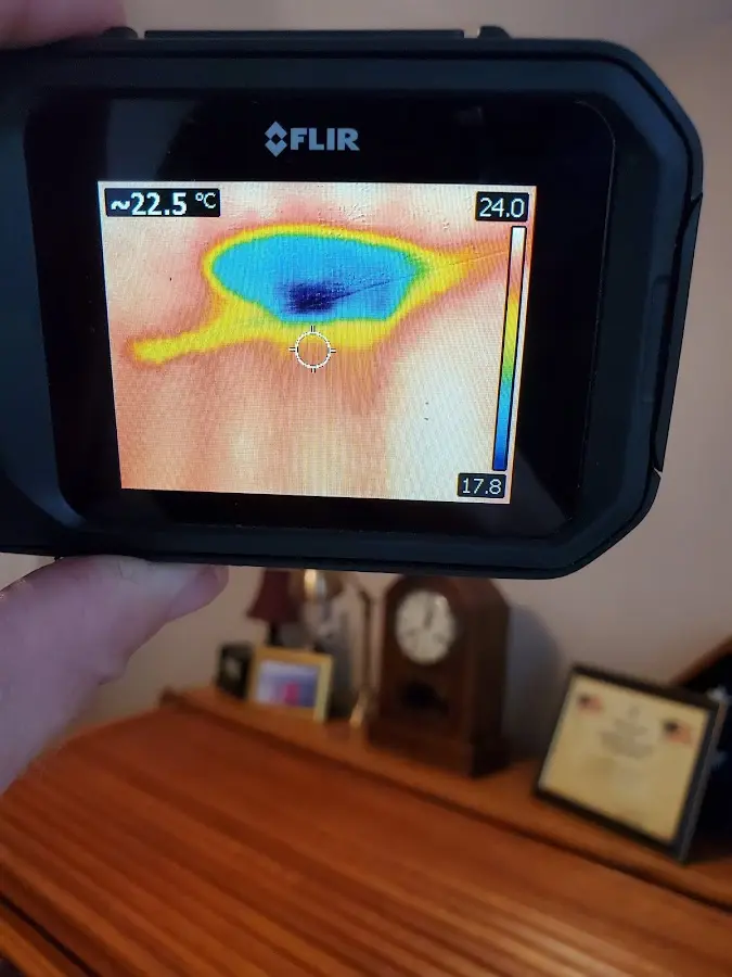 Thermal imaging inspection for water damage in Palmetto Bay