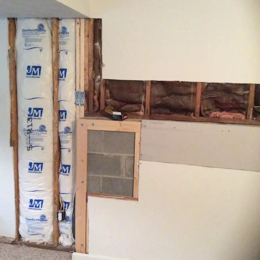 Wall insulation replacement during Structural Drying in Palmetto Bay